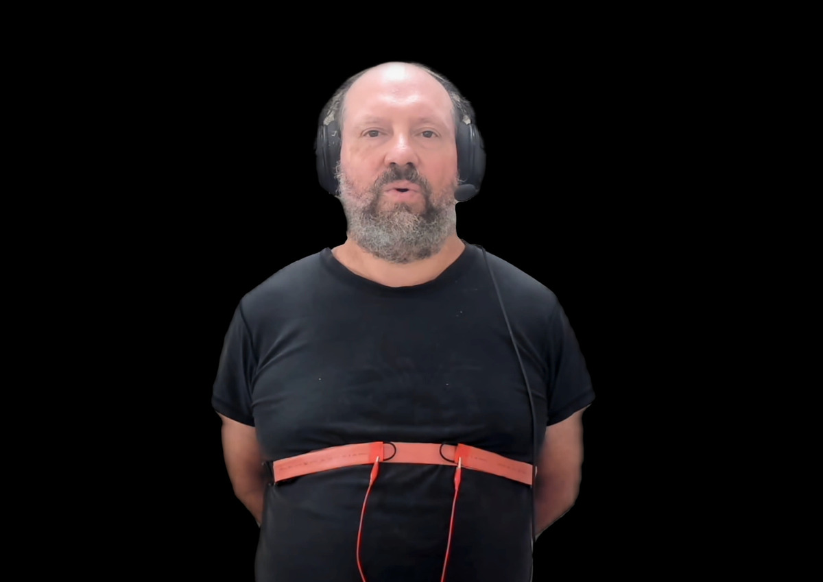 A Synthetic Cicada Soundscape Controlled by Breath